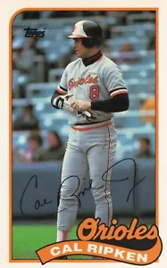 1989 Topps-LJN Baseball Talk Platte Cal Ripken Karte #77 Baltimore Orioles - Bild 1 von 2