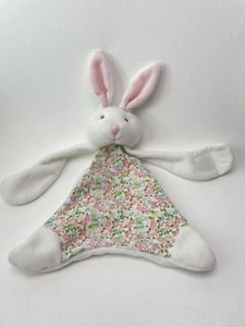 Maison Chic Floral Bunny Rabbit Lovey Pacifier Holder Security Blanket Baby - Picture 1 of 8