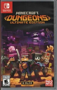 Minecraft Dungeons Ultimate Edition NSW (Brand New Factory Sealed US Version) Ni - Picture 1 of 2
