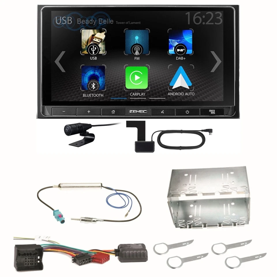 ZENEC Z-N538 Android Auto CarPlay Digitalradio Einbauset für Fox Polo 9N3 - Bild 1 von 1