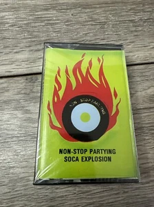 Soca Explosion Non-Stop Partying rare vintage 1988 New Sealed cassette tape - Picture 1 of 8
