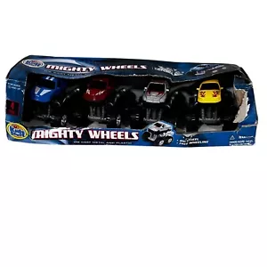 Mighty Wheels Die Cast Metal And Plastic Monster Trucks Vintage Set Of 4 New - Picture 1 of 9