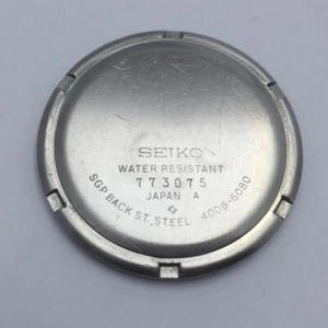 34 mm Seiko Bell-matic 4006-6080 Stainless Steel Men’s Watch Back Cover - Picture 1 of 4