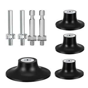 4Pcs 1/4" Shank Roll Lock 2" Sanding Disc Pad Holder for Die Grinder Drill US - Picture 1 of 12