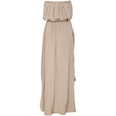 Acne Studios Womens Dress Sz 34 Davina Silk Polka Dot Pink Beige NWT BR - Image 1 of 4