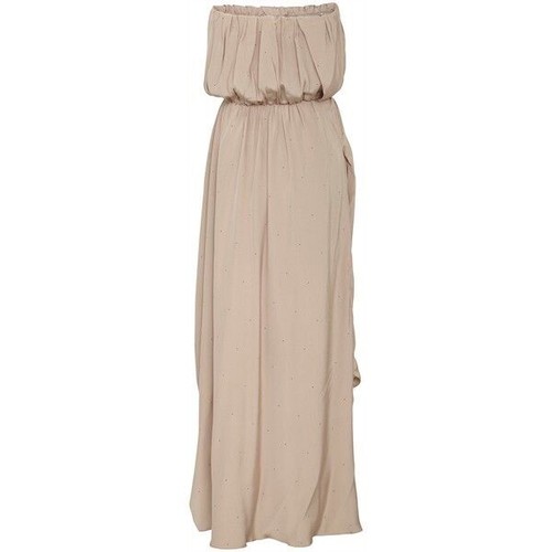 Abito Acne Studios Davina in seta a pois taglia 34 rosa beige nuovo con etichette BR