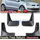 Front &amp; Rear Mud Flaps Splash Guards Mudguards For VW POLO MK5 6R 2010 - 2014