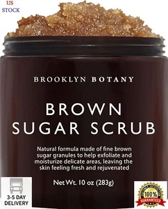 Brooklyn Botany Brown Sugar Body Scrub - Moisturizing and Exfoliating Body, Face - Picture 1 of 9