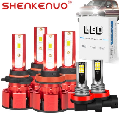 Farol de LED Hi/Lo Beam + lâmpadas de neblina 6X para Mitsubishi Montero Sport 2005-2015 - Imagem 1 de 4