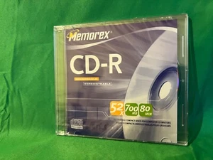 CD-R MEMOREX 8 Cool Colors 52x, 700MB, 80min,  ( New ) - Picture 1 of 2