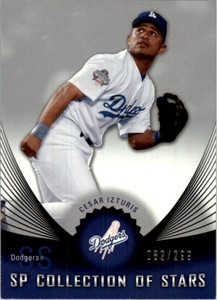 2005 SP Collection of Stars Dodgers Baseball Card #CI Cesar Izturis /299