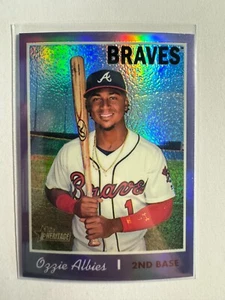 K228,809 - 2019 Topps Heritage Chrome Purple Refractors #THC436 Ozzie Albies - Picture 1 of 1