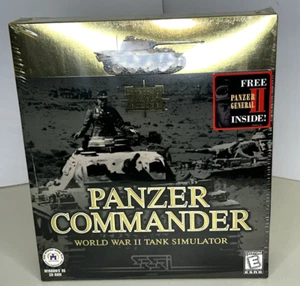 Panzer Commander CD ROM Game World War II Tank Simulator Big Box SEALED 1998 - Picture 1 of 18