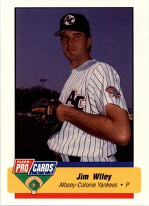 1994 Albany Yankees Fleer/ProCards #1443 Jim Wiley