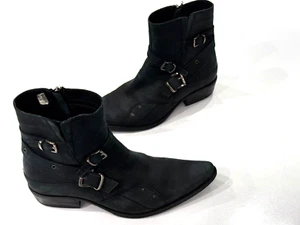 Conhpol Size EU 40 Women's 9.5 Black Western Leather Boot - Picture 1 of 12