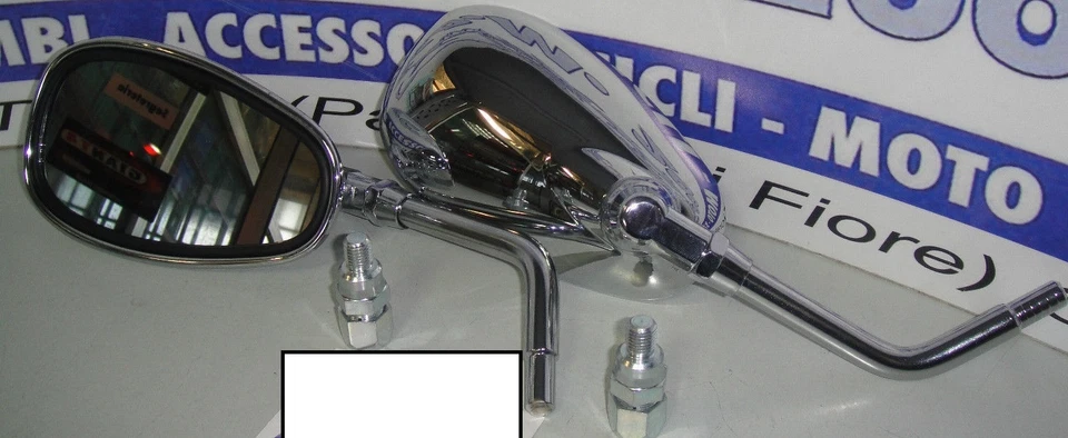 COPPIA SPECCHI RETROVISORI SX/DX MOTO GUZZI California EV 1100 ' 2003 2004 E431  - Immagine 1 di 1
