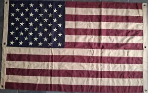 United States of America USA Sewn Large Cotton Flag - 150cm x 100cm - 6 Eyelets - Picture 1 of 5