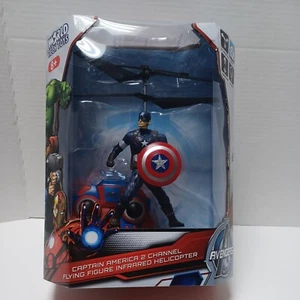 NEW Avengers captain america 2 Channel Flying Figure Comic Con RC Helicopter man - Picture 1 of 10