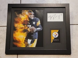 BEN ROETHLISBERGER AUTOGRAPHED AUTHENTIC Signed FRAMED STEELERS Photo JSA BAS - Picture 1 of 2