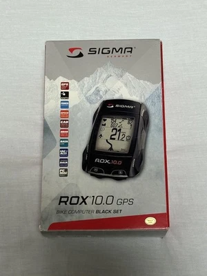Sigma ROX10.0 schwarz GPS Fahrradcomputer mit ANT+ Wireless Konnektivität - Bild 1 von 4
