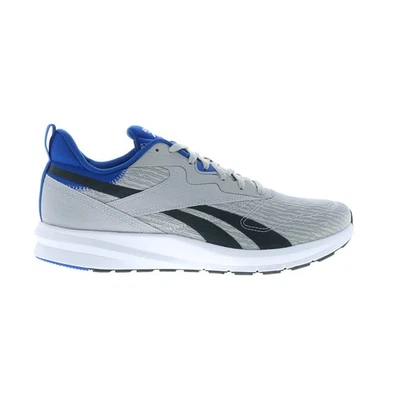 Reebok Runner 4 4E Mens Gray Canvas Extra Wide 4E Athletic Running Shoes - Image 1 of 4