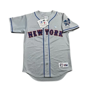 Vintage AUTHENTIC Majestic New York Mets 2000 World Series Jersey Size S NWT - Picture 1 of 6