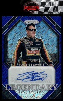 Panini Prizm #LS-TST 2024 Tony Stewart Legendary Signatures Blue Shmmer #/4 Foto 1 de 2