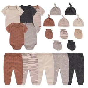 JELYLOVE Unisex Baby Boy Girl Bodysuits Sets 20 pack Cotton Casual New born C... - Picture 1 of 8