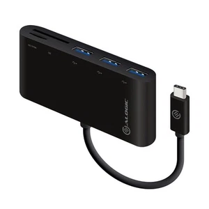 O-Alogic USB Type-C to Multi Adapter Card Reader for SD/Micro SD & 3 x USB 3.... - Bild 1 von 1
