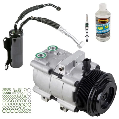 Compresor de aire acondicionado para Ford E-350 Super Duty y E-450 Super Duty con kit de reparación de aire acondicionado GAP Foto 1 de 4