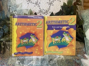 Abeka Arithmetic 2 Work Text Teachers Key & Tests and Speed Drills Teacher Key - Bild 1 von 3