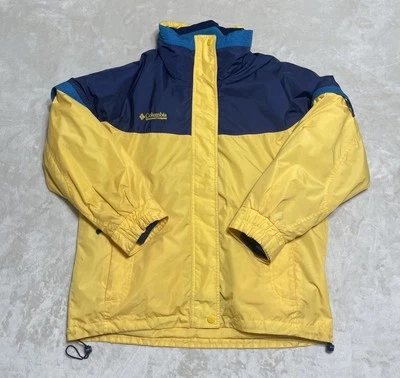 Chaqueta Columbia Bugaboo vintage para mujer mediana 3 en 1 amarillo azul marino abrigo de invierno Foto 1 de 4