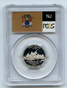 1999 S 25C Silver New Jersey Quarter PCGS PR70DCAM - Picture 1 of 2