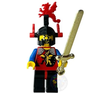 LEGO Castle Dragon Knight Red Plumes Minifigure cas017 From Majisto’s Tower 1906 - Picture 1 of 3