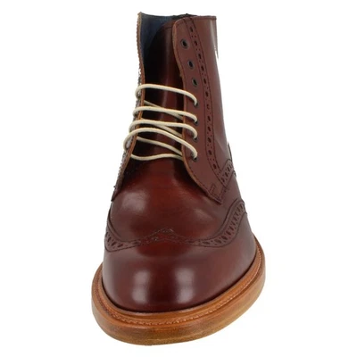 Botas Brogue Con Cordones Para Hombre Barker A291 Tamaño 11F - Imagen 1 de 4
