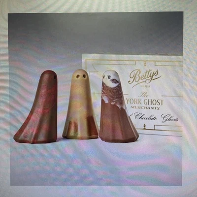 York Ghost Merchants Bettys Chocolate Trio Of Ghosts - Limited Edition