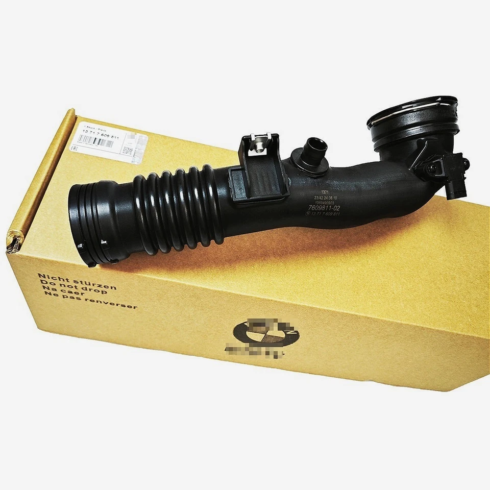 New Turbo Intercooler Pipe Hose Rear Duct 13717609811 For BMW 535i 3.0L  Foto 1 de 4