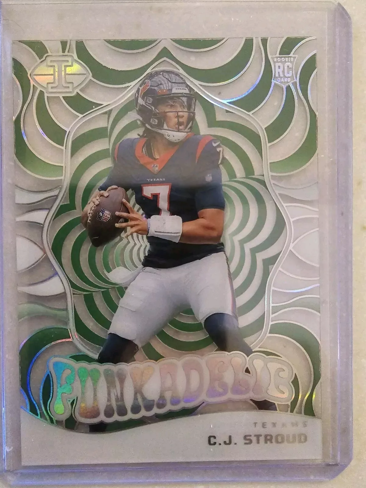 2023 Panini Illusions - Funkadelic Green #14 C.J. Stroud /10 (RC)