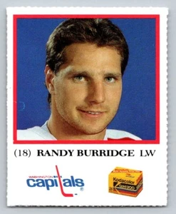 Randy Burridge 1991-92 Washington Capitals Kodak - Picture 1 of 1