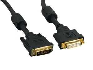 DVI-D Male to Female Dual Link Digital Video Extension Cable - 6ft / 10ft / 15ft - Picture 1 of 3
