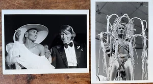 GRACE JONES - 2 ORIGINAL PHOTO PRINTs / 6"x8" gloss photo paper - Picture 1 of 3