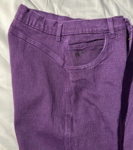 Vintage Roper Jeans Purple VTG sz 7 Modern sz 0/1 Western High Rise EUC Retro - Picture 1 of 7