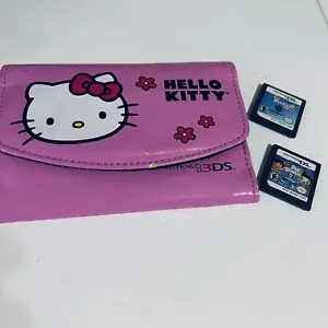 Hello kitty Nintendo 3ds custodia rosa con 2 giochi - Foto 1 di 6
