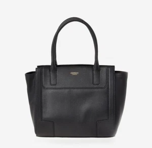 OSPREY London - Black Leather ‘Piccadilly’ Tote Bag, +Dustbag, BNWT, RRP £175 - Picture 1 of 6