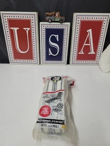 NEW Vintage Wellington Re-Web Kit Lawn Chair Webbing 39ft White-Black-Grey  - Picture 1 of 4