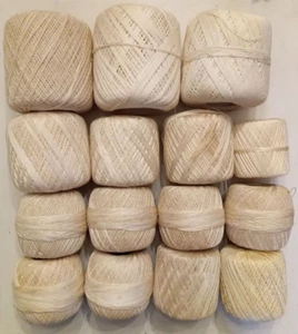 LOTE 15 Abrigos JP Estate Clark Big Ball Sillateen de Colección Hilo de Algodón Crochet Varios - Imagen 1 de 13