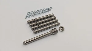 Yamaha R1 Titanio Pastilla Freno Pin Kit 07-08 Ti Pinza Pinzas Clips y Tapa - Imagen 1 de 4