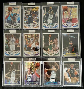 Lote de 12 tarjetas 2003-04 2004-05 Topps Chrome Xfractor fundas originales Jamison Francis - Imagen 1 de 2