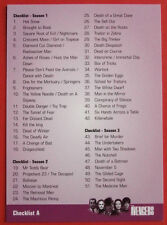 THE AVENGERS - Card #99 - Checklist A - SERIES ONE - Strictly Ink 2003