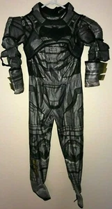 BATMAN VS SUPERMAN BOYS HALLOWEEN COSTUME 4 PC MASK JUMPSUIT small RUBIES - Picture 1 of 6